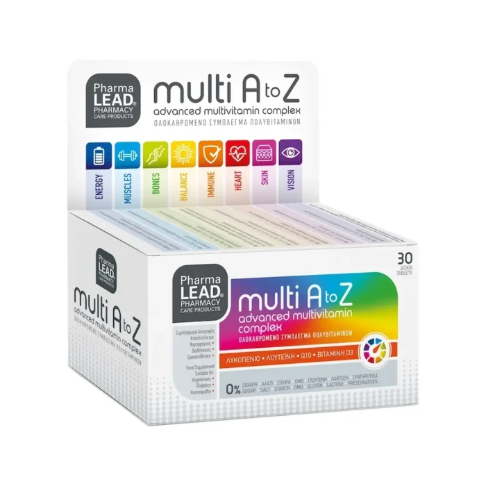 PHARMALEAD Multi A To Z Πολυβιταμίνες & Μέταλλα - 30 δισκία - Image 1