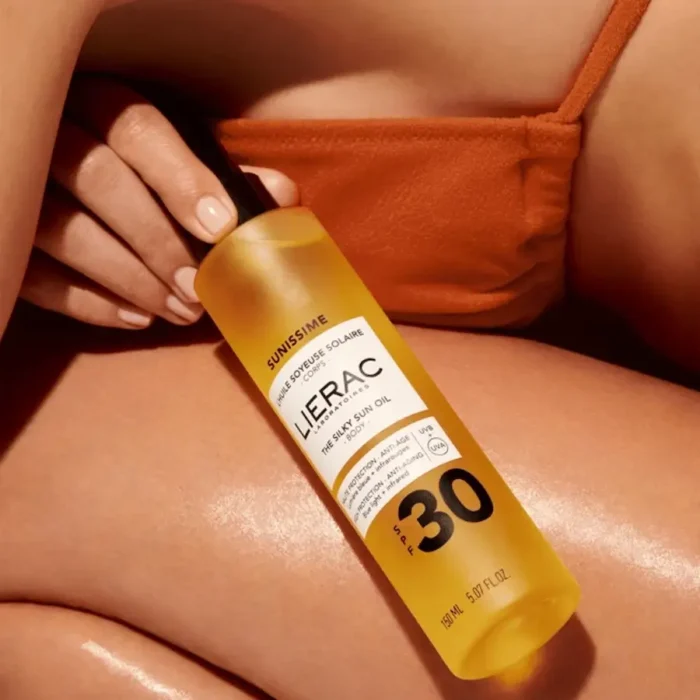 LIERAC SUNISSIME L'Huile Soyeuse Solaire SPF 30 Λάδι Μαυρίσματος Προσώπου-Σώματος - 150ml - Image 2