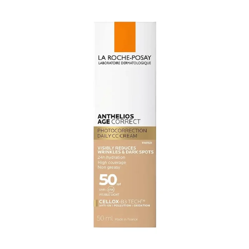 la roche posay anthelios age correct tinted sp50 50ml 1