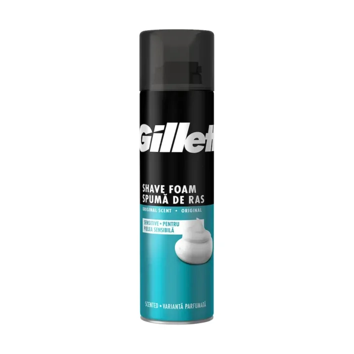 GILLETTE SHAVE FOAM SENSITIVE 200ML 1