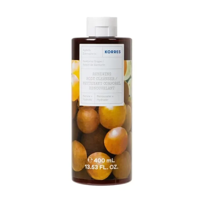 KORRES Santorini Grape Body Cleanser Αφρόλουτρο ΑΜΠΕΛΙ ΣΑΝΤΟΡΙΝΗΣ - 400ml - Image 1