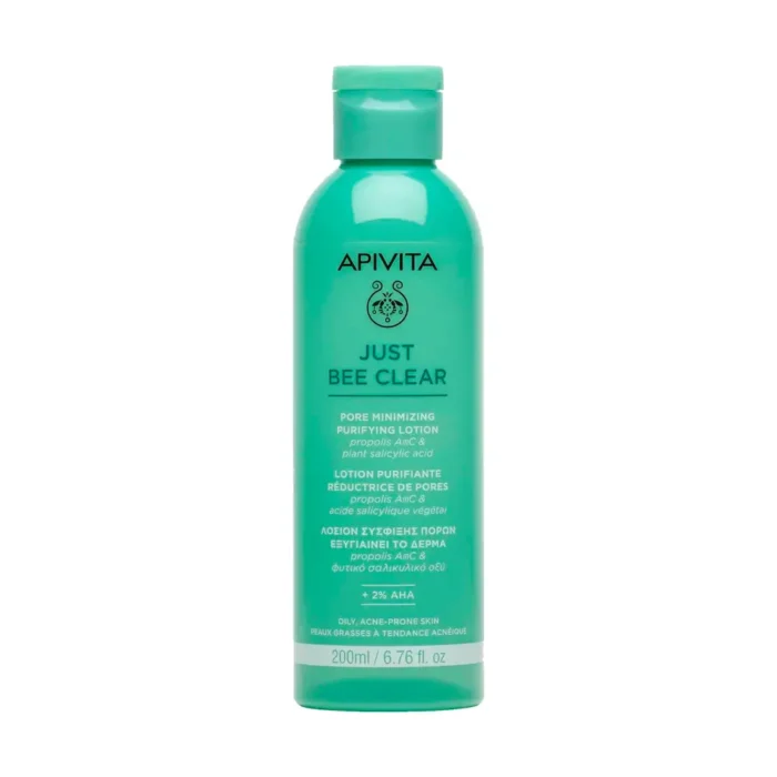 APIVITA JUST BEE CLEAR Λοσιόν Σύσφιξης Πόρων - 200ml - Image 1