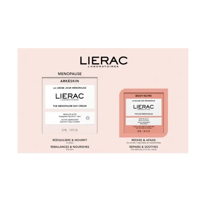 LIERAC ARKESKIN Κρέμα Ημέρας για την Εμμηνόπαυση (50ml) + Body Nutri The SOS Repair Balm Βάλσαμο Επανόρθωσης (30ml) ΠΑΚΕΤΟ ΠΡΟΣΦΟΡΑΣ - Image 1