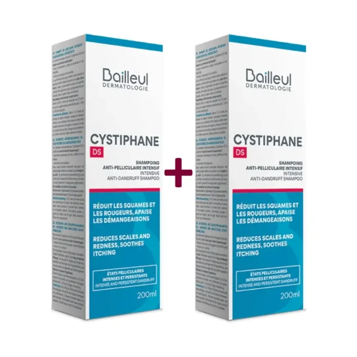 BAILLEUL Cystiphane DS Shampoo Σαμπουάν Εντατικής Περιποίησης κατά της Πιτυρίδας 2x200ml (1+1 ΔΩΡΟ) ΠΡΟΣΦΟΡΑ - Image 1