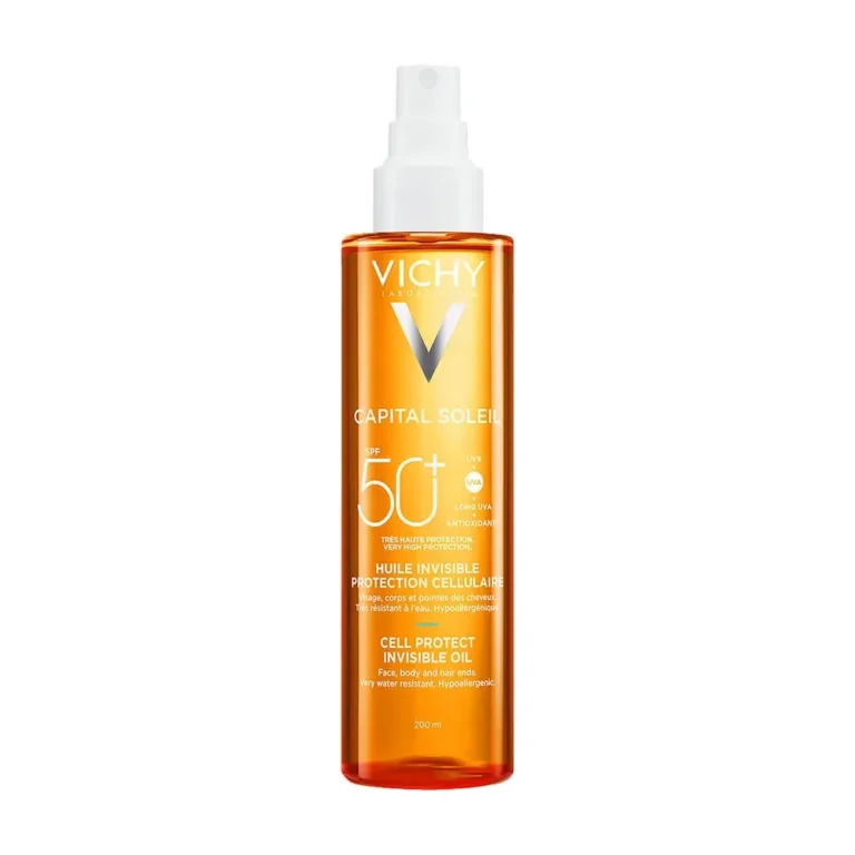 VICHY Capitel Soleil Αντηλιακό Λάδι Cell Protect Huile SPF50+ (200ml)