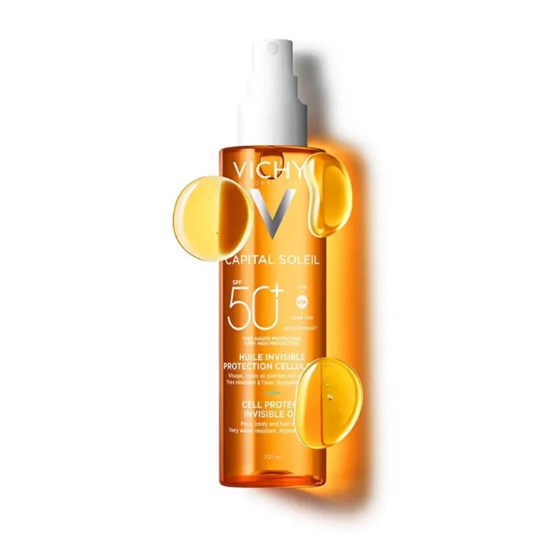VICHY Capitel Soleil Αντηλιακό Λάδι Cell Protect Huile SPF50+ (200ml)