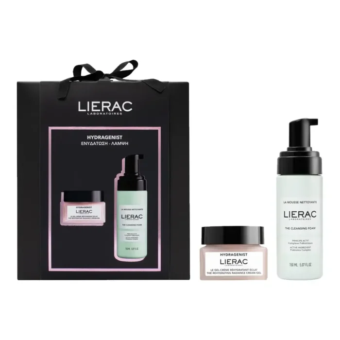 LIERAC Hydragenist Gel-Creme Ενυδάτωσης & Λάμψης (50ml) + Micellar Foam Αφρός Καθαρισμού (150ml) ΠΑΚΕΤΟ ΠΡΟΣΦΟΡΑΣ - Image 1