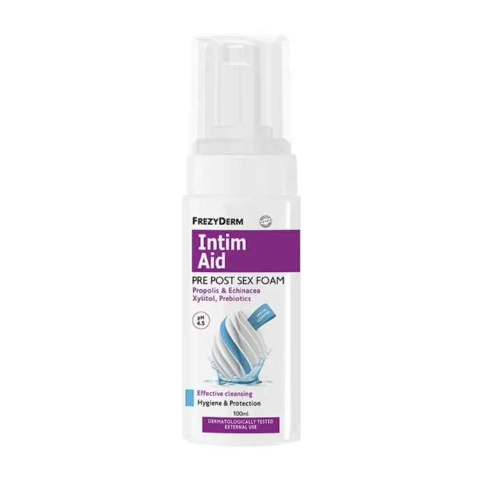 FREZYDERM Intim Aid Pre Post Sex Foam pH 4.5 - 100ml - Image 1