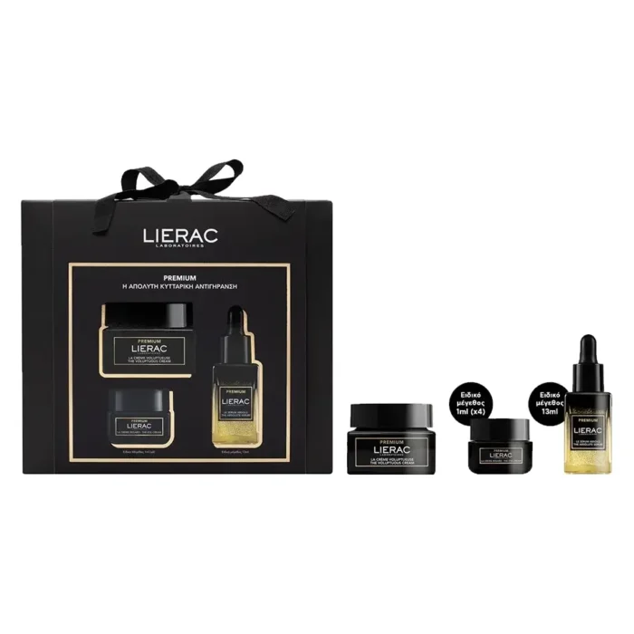 LIERAC PREMIUM La Creme Voluptueuse Κρέμα Πλούσιας Υφής (50ml) + Anti-Age Κρέμα Ματιών (4ml) + Premium Serum (13ml) ΠΑΚΕΤΟ ΠΡΟΣΦΟΡΑΣ - Image 1