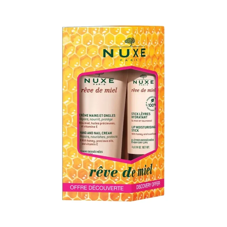 NUXE Reve De Miel Κρέμα Χεριών & Νυχιών (30ml) + Stick Levres (4gr) ΠΑΚΕΤΟ ΠΡΟΣΦΟΡΑΣ