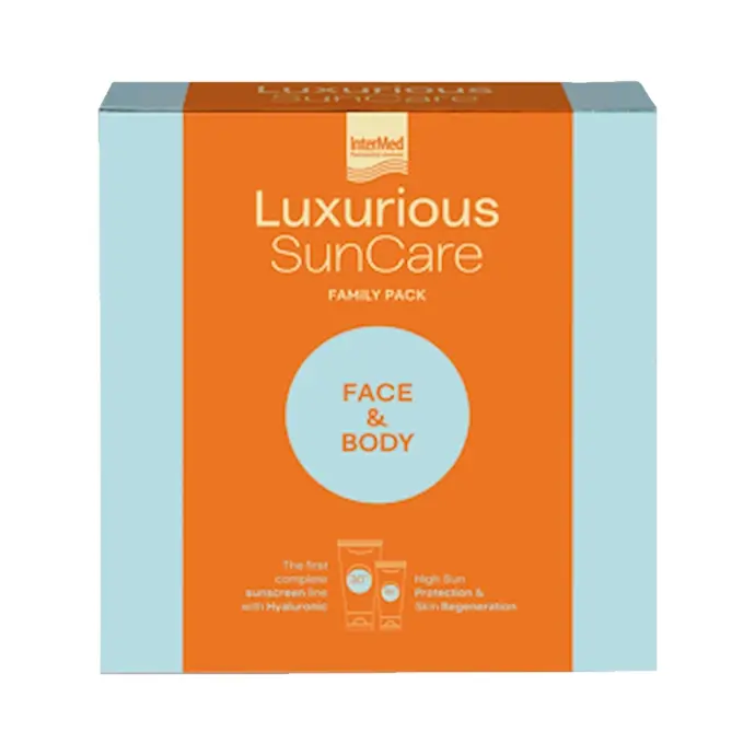 luxrious suncare face spf50body spf30 1