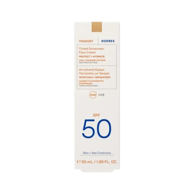 KORRES ANTHLIAKH FACE SPF50 TOGHURT TINTED 50ML
