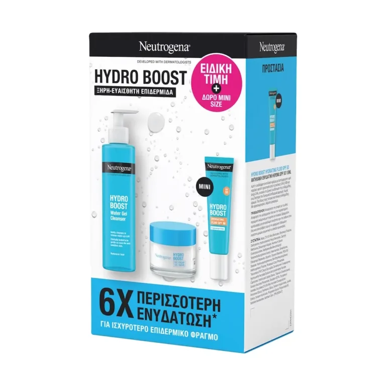 NEUTROGENA HYDRO BOOST WATER GEL CLEANSERGEL CREAMMINI SPF50