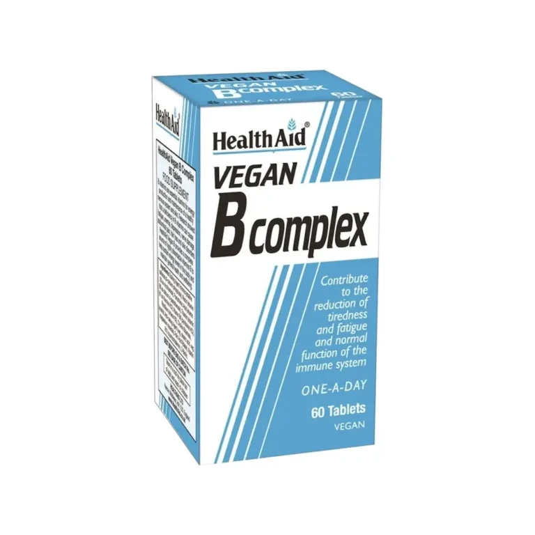 HEALTH AID VEGAN B COMPLEX 60TABS 1