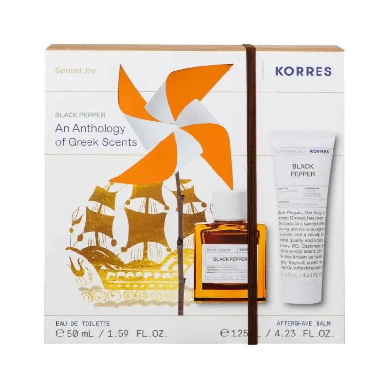 KORRES EAU DE TOILLETTE BLACK PEPPERAFTER SHAVE PROMO2025 1