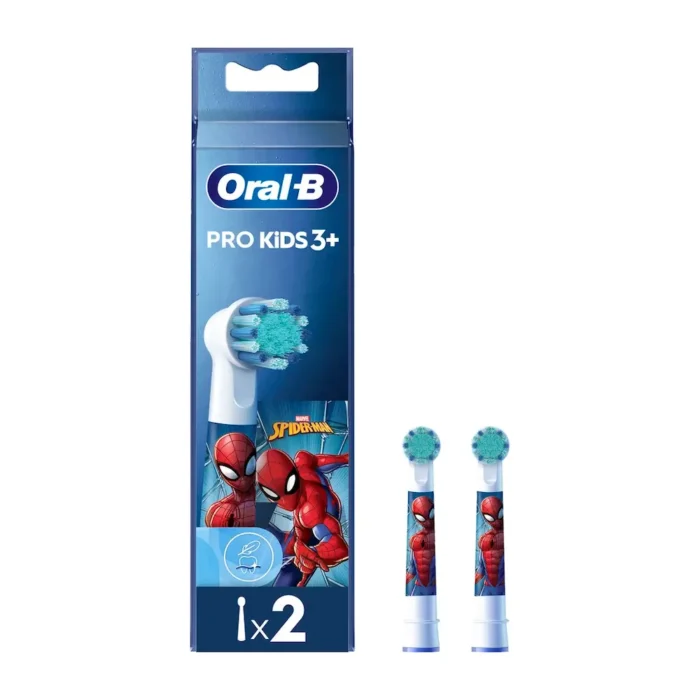 ORAL-B KIDS Ανταλλακτικά Ηλεκτρικής Παιδικής Οδοντόβουρτσας SPIDERMAN - 2 ανταλλακτικές κεφαλές - Image 1