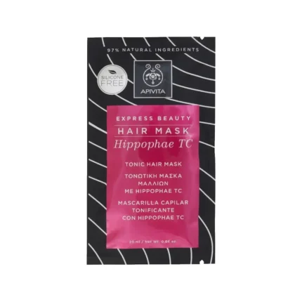 APIVITA Hair Mask Hippophae TC Τονωτική Μάσκα Μαλλιών με Ιπποφαές - 20ml