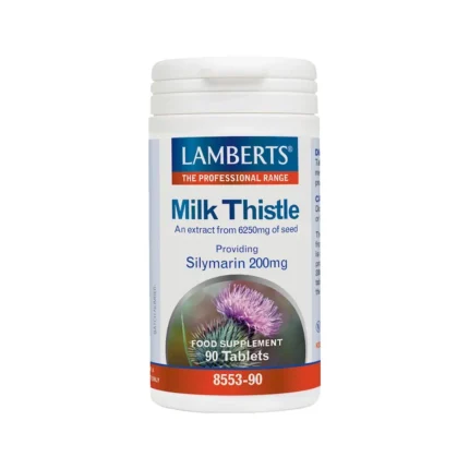 LAMBERTS Milk Thistle Γαϊδουράγκαθο 6250mg - 90 ταμπλέτες