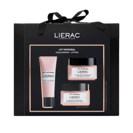 LIERAC Lift Integral Συσφιγκτική Κρέμα Ημέρας (50ml) + Lift Integral Αναδομητική Κρέμα Νύχτας Ανταλλακτικό (50ml) + Lift Integral Κρέμα για Λαιμό & Ντ