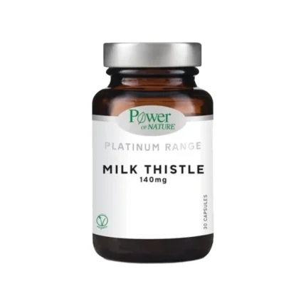 POWER OF NATURE Milk Thistle 140mg - 30 κάψουλες