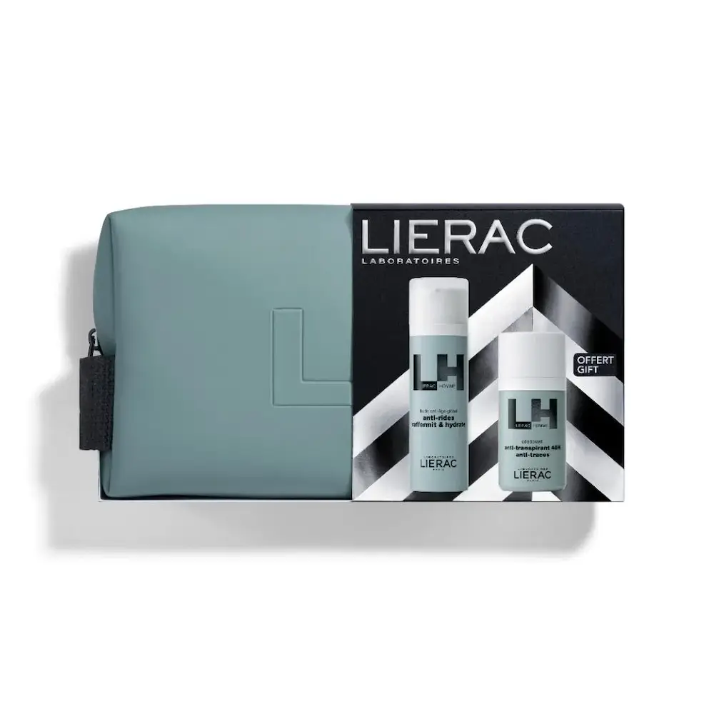 LIERAC-HOMME-CREME-ANTI-RIDES+ROLL-ON-DEO-1+1-NESESER2025 LIERAC HOMME Anti-Rides Ανδρική Κρέμα (50ml) + Αποσμητικό Roll-on 48h (50ml) ΔΩΡΟ ΣΕ ΝΕΣΕΣΕΡ - Image 1