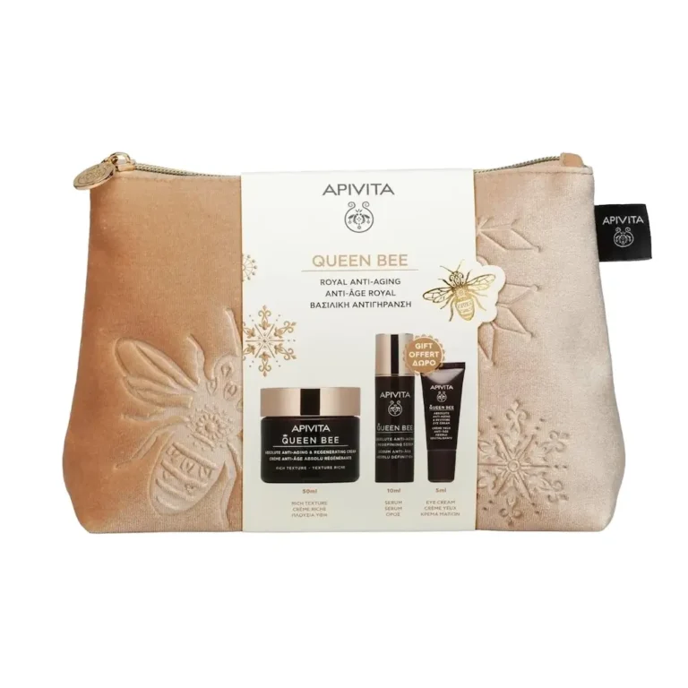 APIVITA Queen Bee Κρέμα Πλούσιας Υφής (50ml) + Serum (10ml) + Κρέμα Ματιών (5ml) ΠΡΟΣΦΟΡΑ ΣΕ ΝΕΣΕΣΕΡ