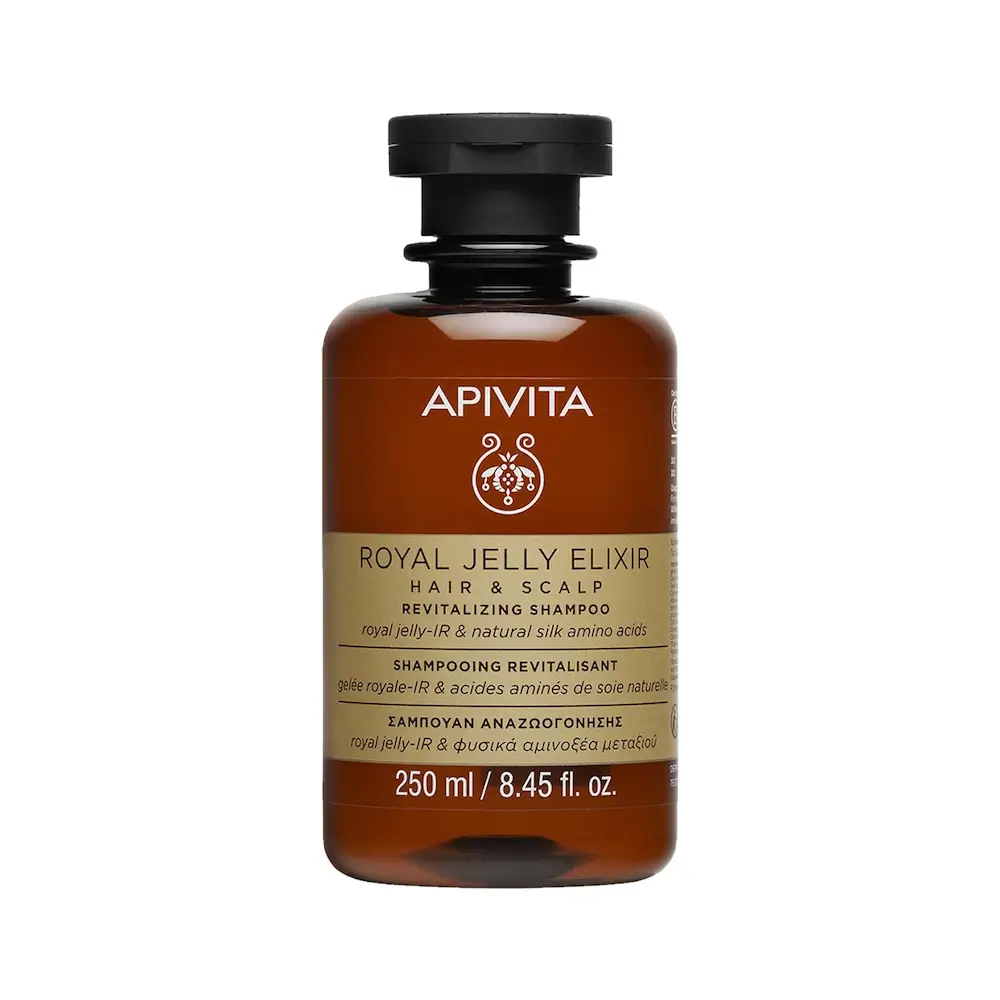 APIVITA-ROYAL-JELLY-SHAMPOO-250ML (1) APIVITA Royal Jelly Elixir Σαμπουάν Αναζωογόνησης με Βασιλικό Πολτό - 250ml - Image 1