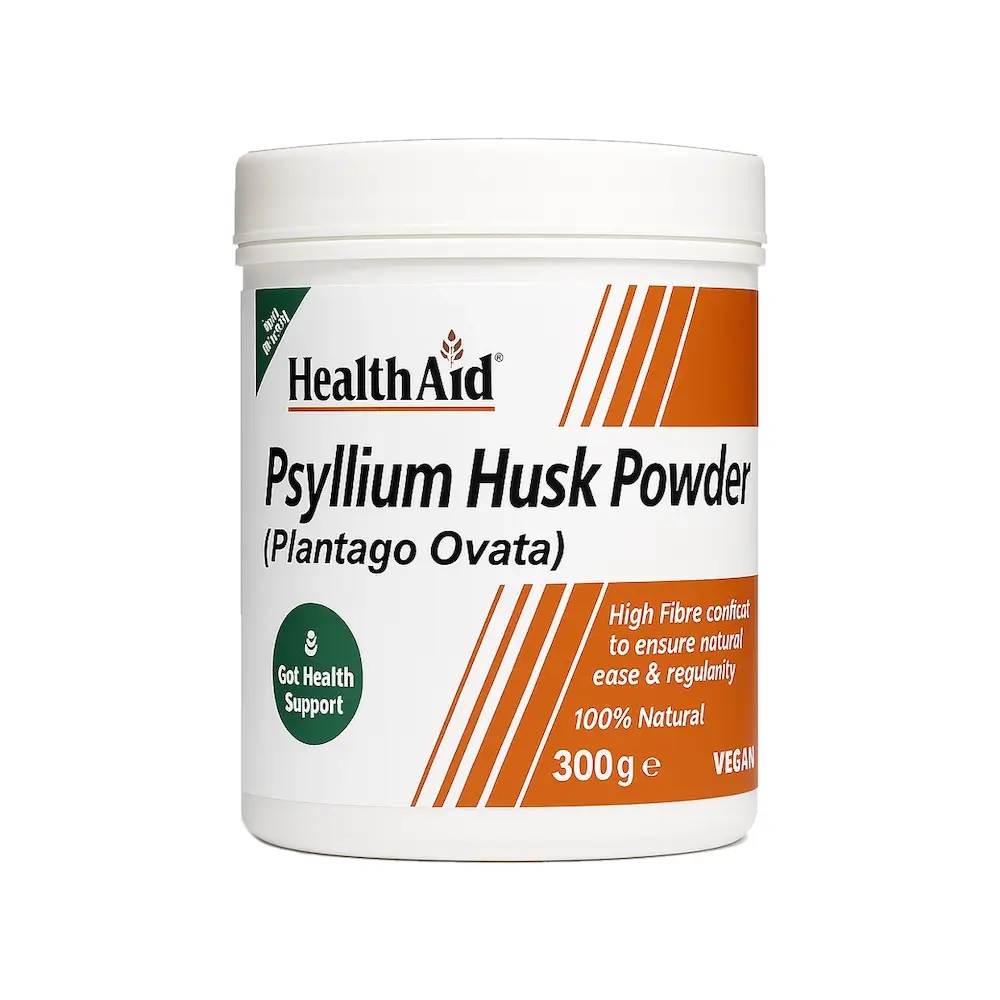 HEALTH AID Psyllium Husk Powder (Plantago Ovata) - 300gr