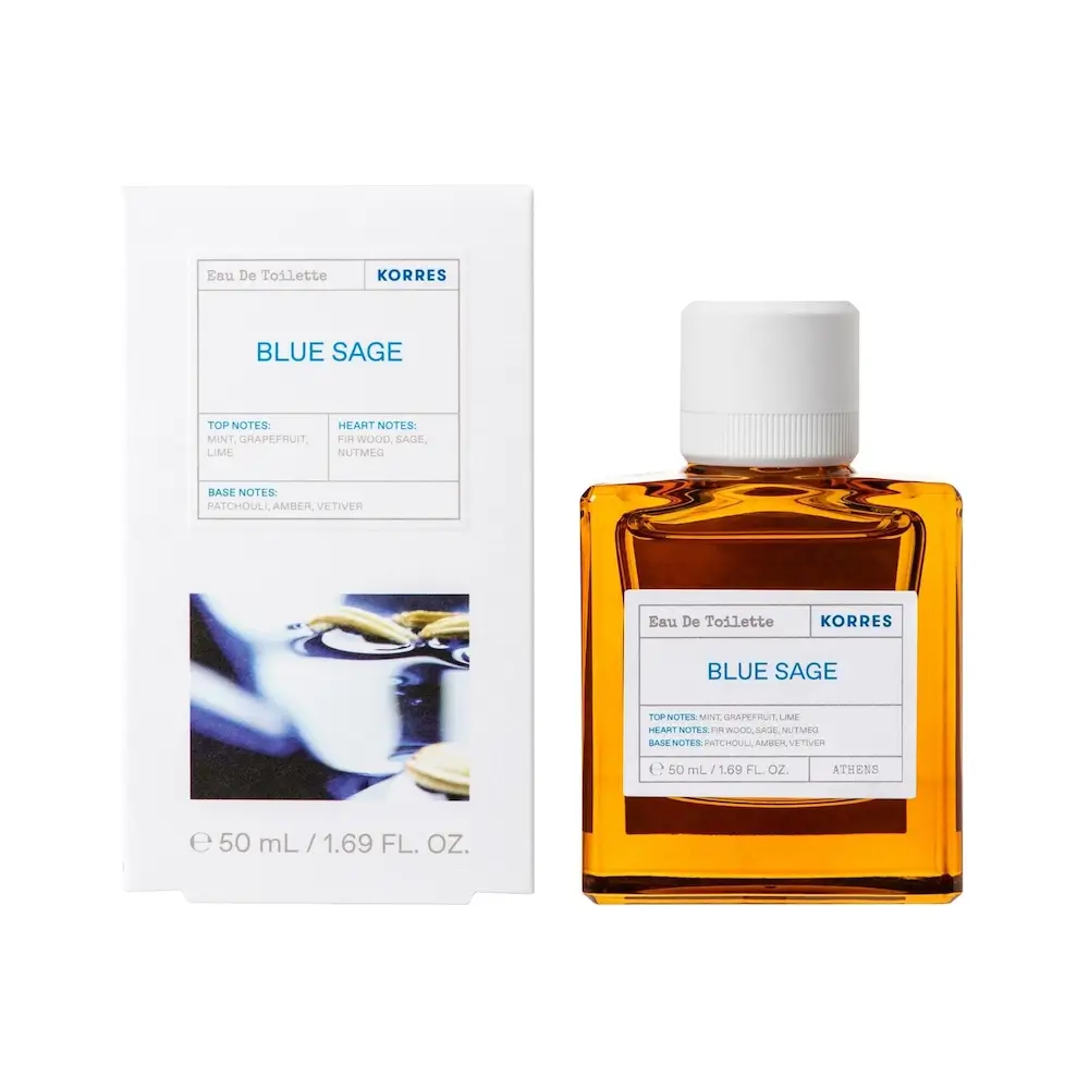 KORRES Blue Sage Eau De Toilette Ανδρικό Άρωμα - 50ml