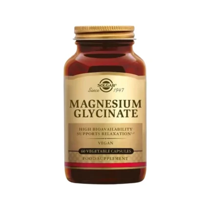 SOLGAR Magnesium Glycinate Γλυκινικό Μαγνήσιο - 60 φυτικές κάψουλες