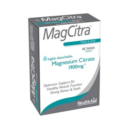 HEALTH AID MagCitra Magnesium Citrate 1900mg - 60 ταμπλέτες