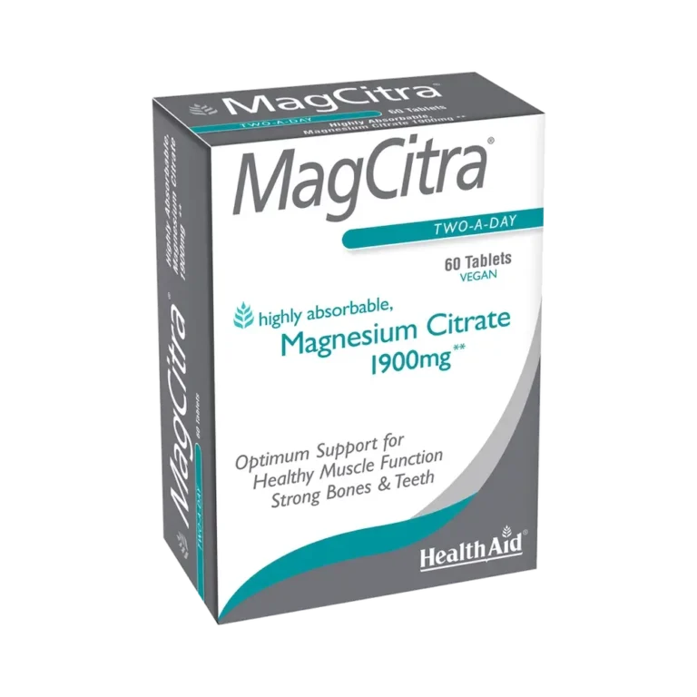 HEALTH AID MagCitra Magnesium Citrate 1900mg - 60 ταμπλέτες