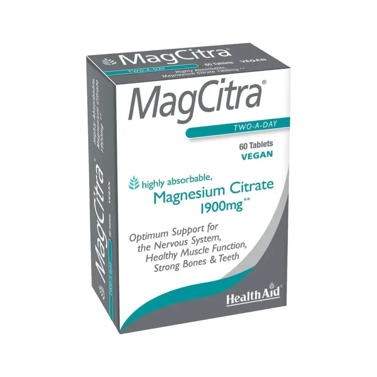 HEALTH AID MagCitra Magnesium Citrate 1900mg κιτρικό μαγνήσιο - 60 ταμπλέτες