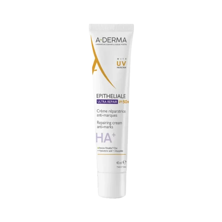 A-DERMA Epitheliale HA+ Ultra Repair SPF 50+ Επανορθωτική Κρέμα - 40ml