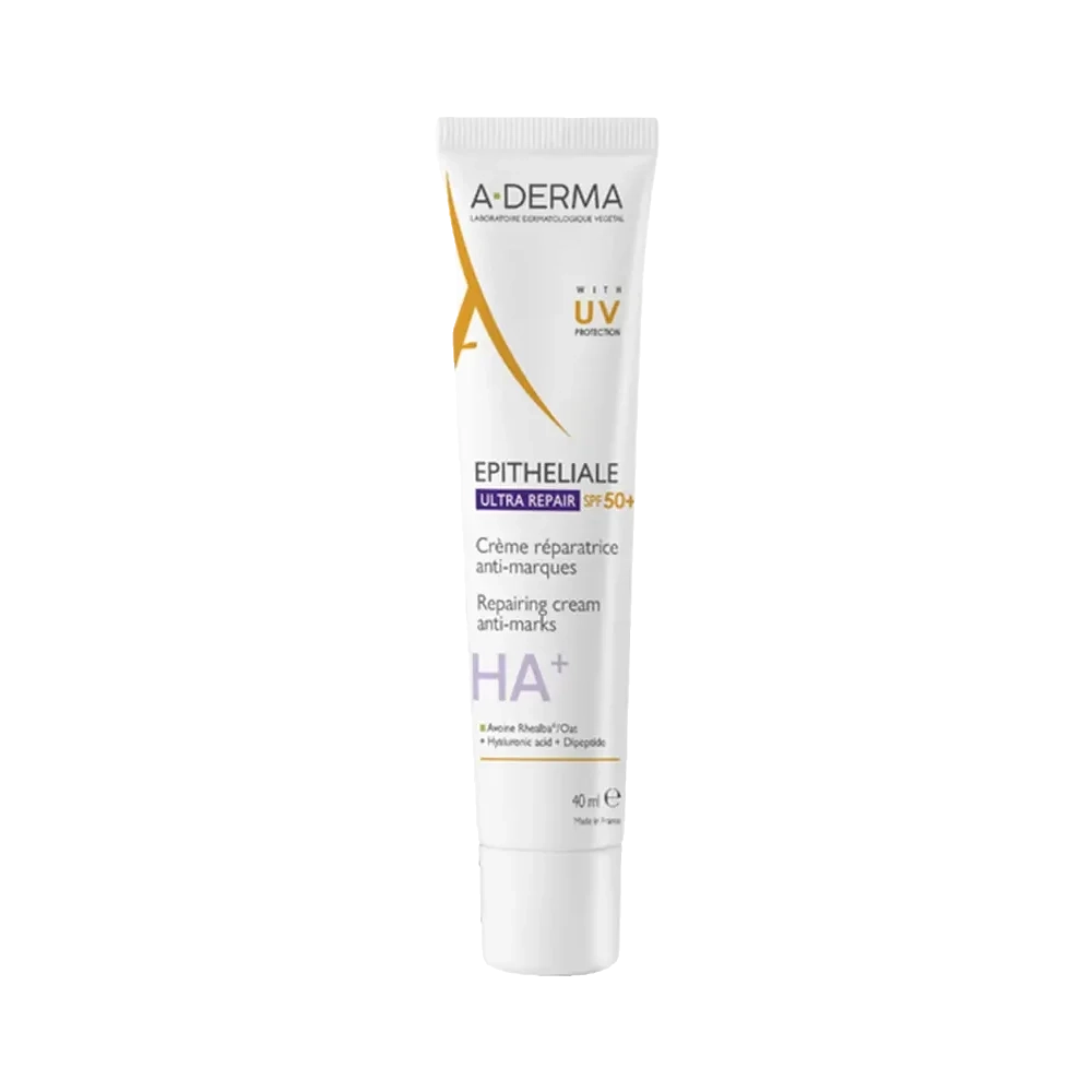 A-DERMA Epitheliale HA+ Ultra Repair SPF 50+ Επανορθωτική Κρέμα - 40ml