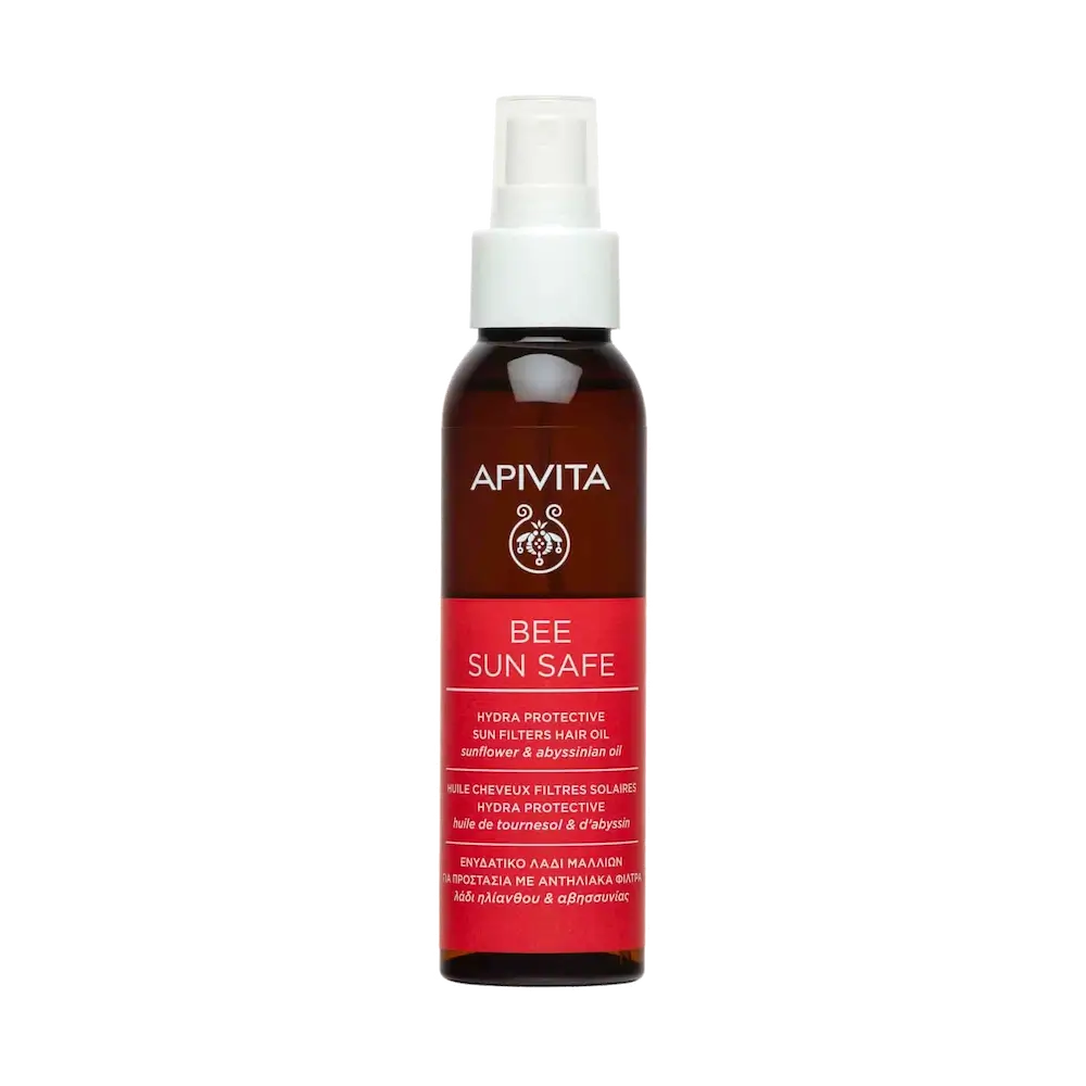 APIVITA-BEE-SUN-SAFE-HAIR-OIL-100ML APIVITA BEE SUN SAFE Αντηλιακό Λάδι Μαλλιών με Φίλτρο για Προστασία & Θρέψη - 100ml