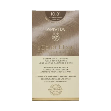 APIVITA Βαφή Μαλλιών My Color Elixir 10.81 ΚΑΤΑΞΑΝΘΟ ΠΕΡΛΕ ΣΑΝΤΡΕ (50+75ml)