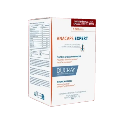 DUCRAY Anacaps Expert Συμπλήρωμα Διατροφής για τη Χρόνια Τριχόπτωση - 90 κάψουλες