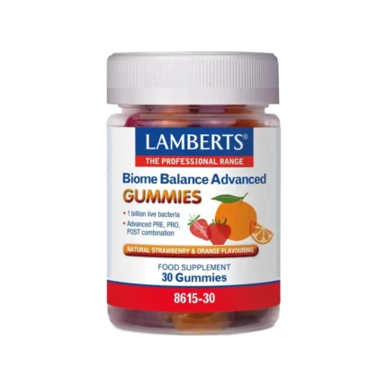 LAMBERTS Biome Balance Gummies Προβιοτικά σε Ζελεδάκια με Φυσική Γεύση Πορτοκάλι - 30 τεμάχια