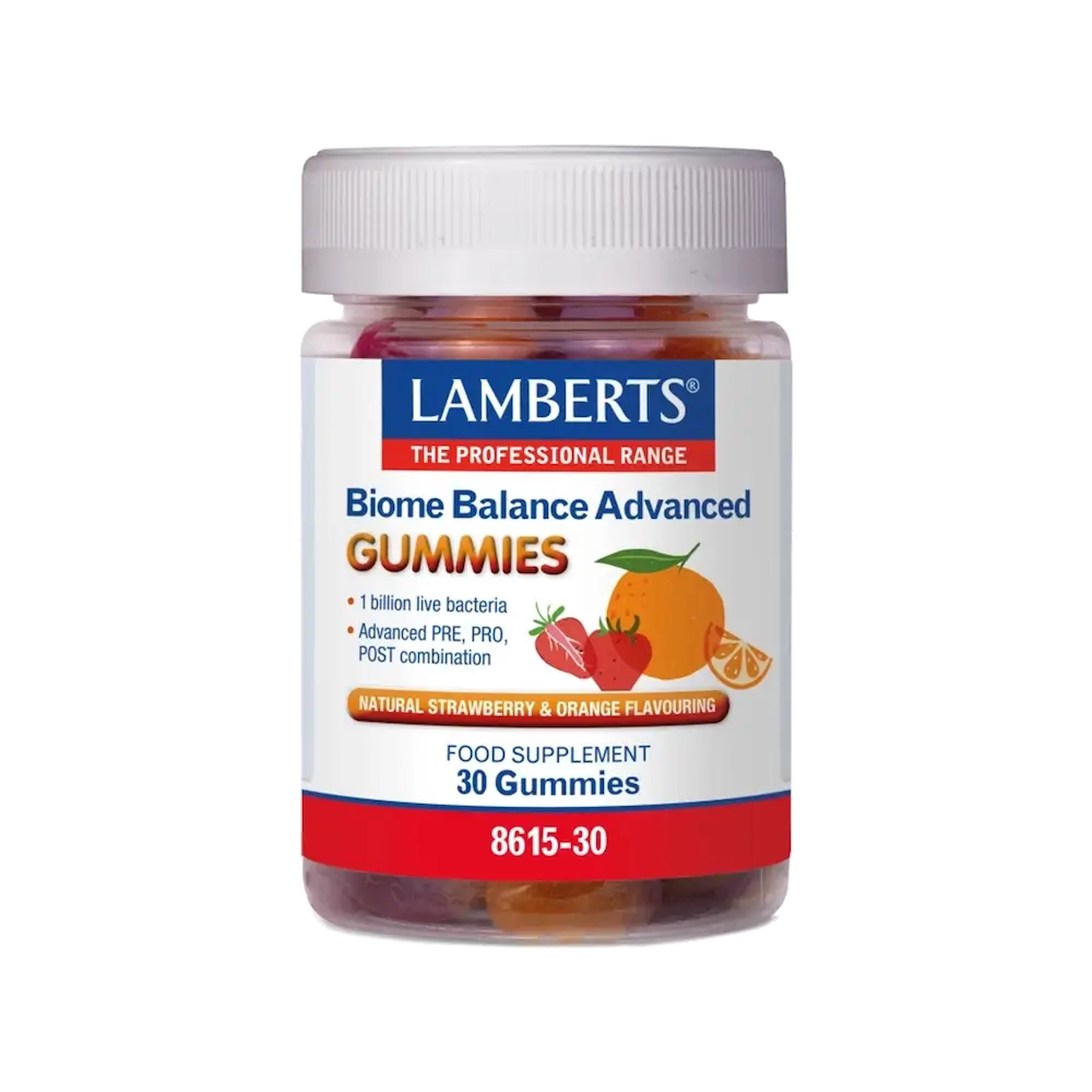 LAMBERTS Biome Balance Gummies Προβιοτικά σε Ζελεδάκια με Φυσική Γεύση Πορτοκάλι - 30 τεμάχια