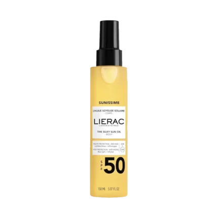 LIERAC SUNISSIME L'Huile Soyeuse Solaire SPF 50 Λάδι Μαυρίσματος Προσώπου-Σώματος - 150ml