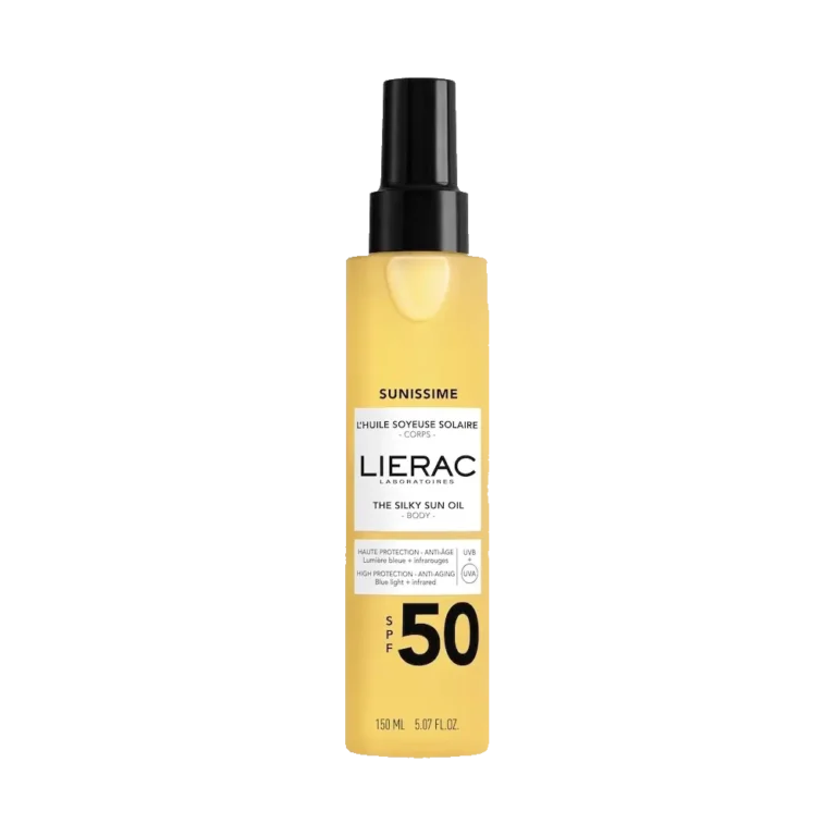 LIERAC SUNISSIME L'Huile Soyeuse Solaire SPF 50 Λάδι Μαυρίσματος Προσώπου-Σώματος - 150ml