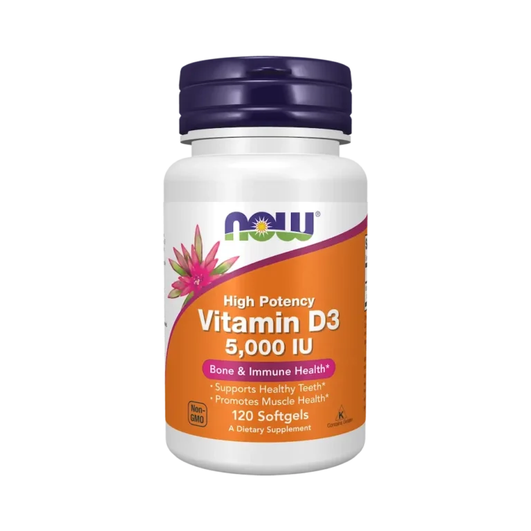 NOW FOODS Vitamin D3 5000 IU - 120 Softgels
