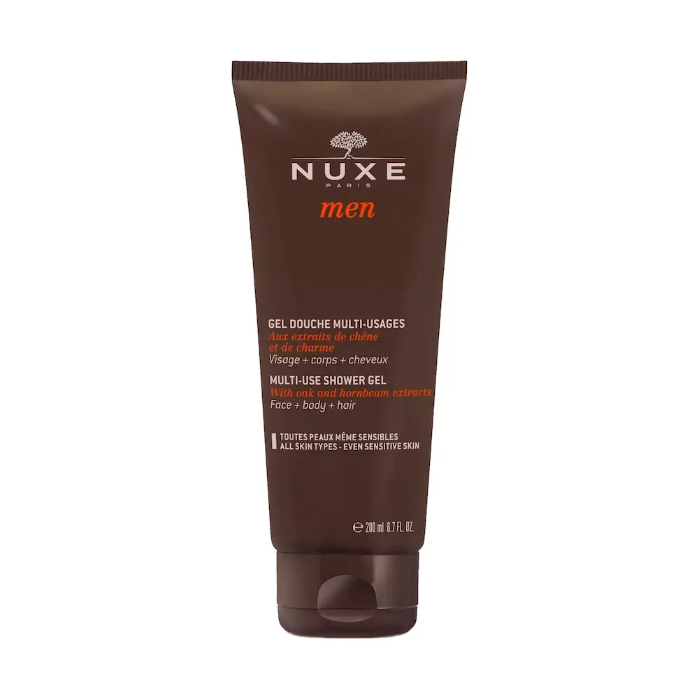 NUXE Men Multi Use Shower Gel Καθαρισμού Για Πρόσωπο Σώμα Μαλλιά - 200ml
