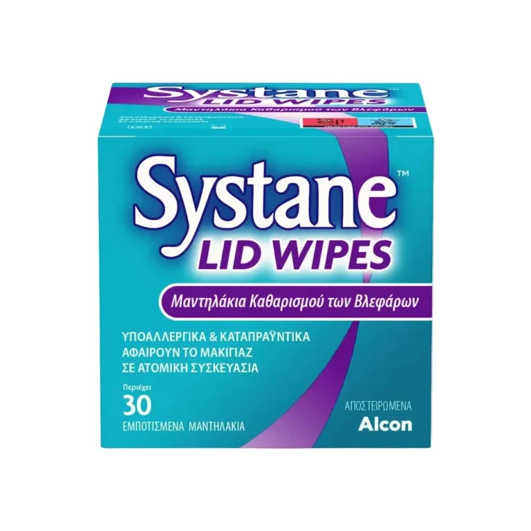 SYSTANE LID WIPES ΜΑΝΤΗΛΆΚΙΑ ΚΑΘΑΡΙΣΜΟΎ ΒΛΕΦΆΡΩΝ - 30 ΤΕΜΆΧΙΑ