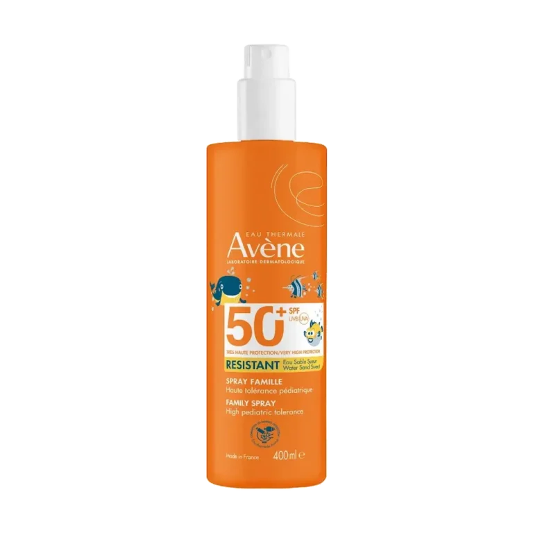 AVENE Family Spray Resistant Αντηλιακό Σπρέι Προσώπου & Σώματος SPF 50+ για όλη την Οικογένεια - 400 ml