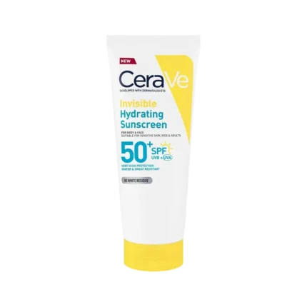 CERAVE Αντηλιακό Invisible Hydrating Sunscreen SPF50+​ για Πρόσωπο και Σώμα - 75ml