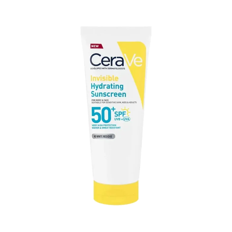 CERAVE Αντηλιακό Invisible Hydrating Sunscreen SPF50+​ για Πρόσωπο και Σώμα - 75ml