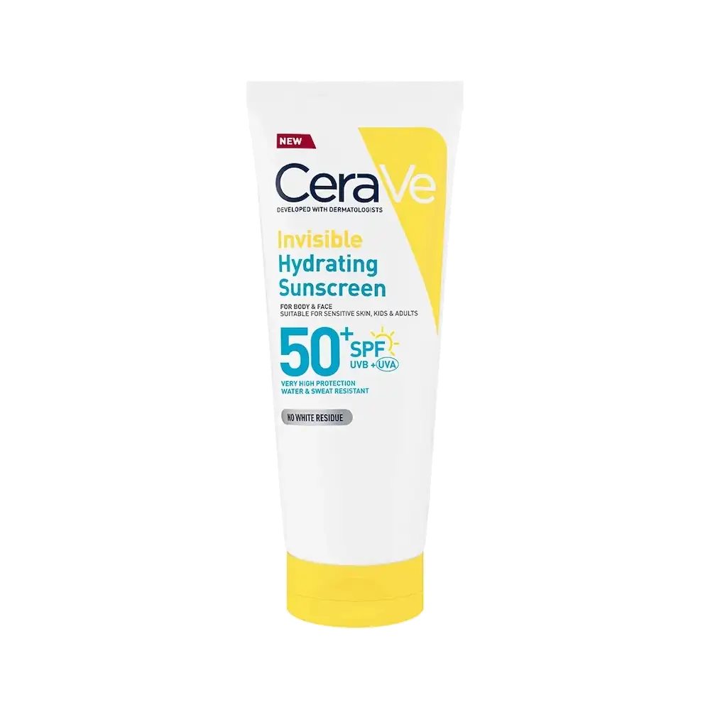 CERAVE Αντηλιακό Invisible Hydrating Sunscreen SPF50+​ για Πρόσωπο και Σώμα - 75ml
