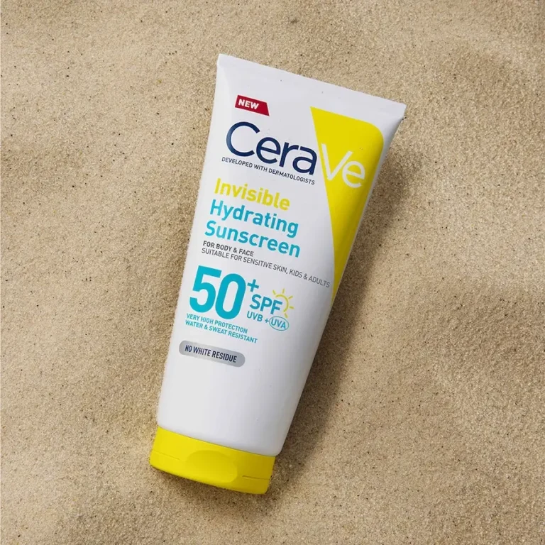 CERAVE Αντηλιακό Invisible Hydrating Sunscreen SPF50+​ για Πρόσωπο και Σώμα - 177ml